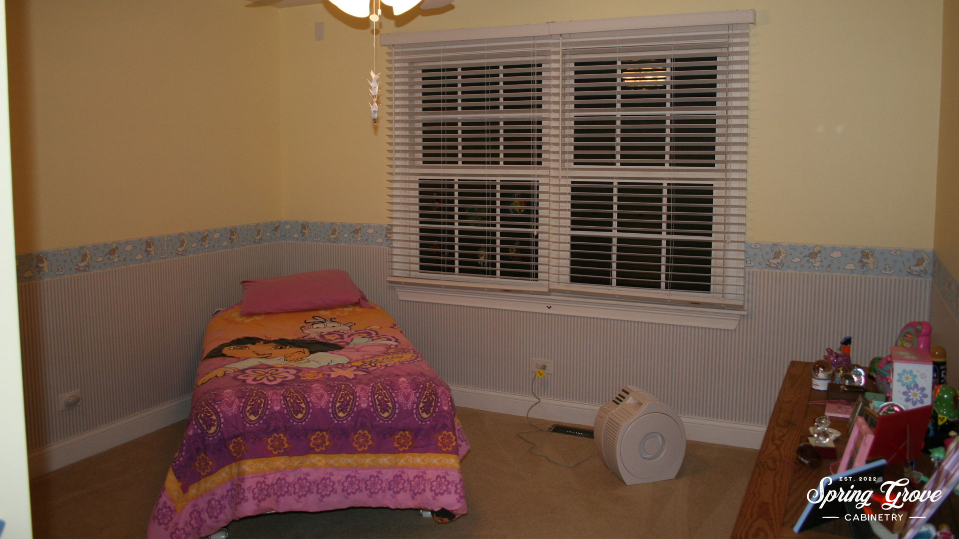 This is the bedroom before the renovation began.